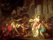 Jacques-Louis  David The Death of Seneca painting